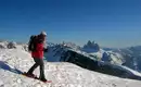 Mit Schneeschuhen zum Gipfelkreuz