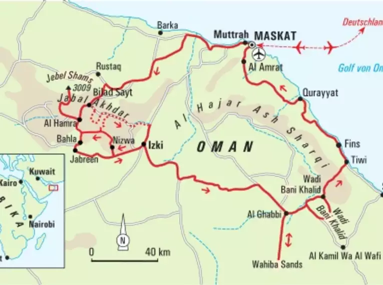 Oman - Anspruchsvolles Trekking im Sultanat