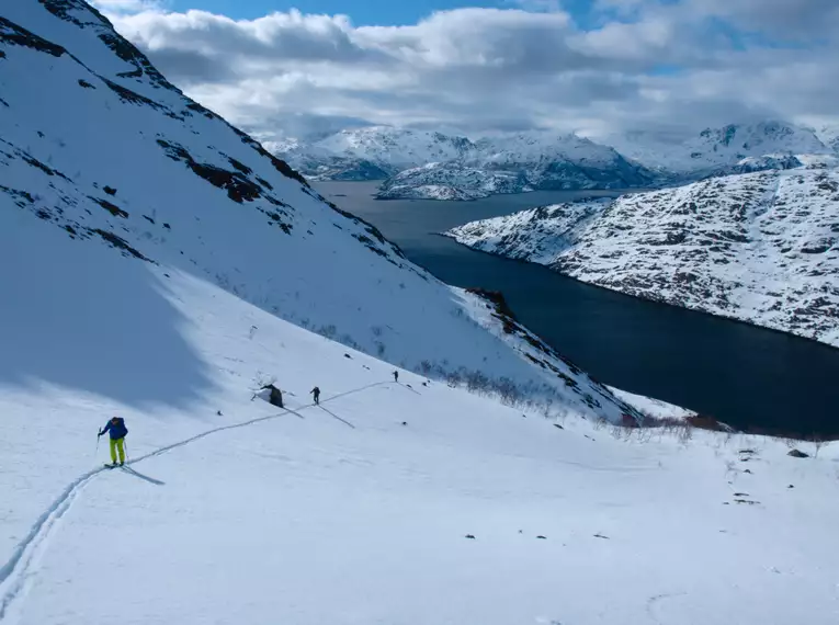 Skitouren am nördlichsten Gletscher Norwegens