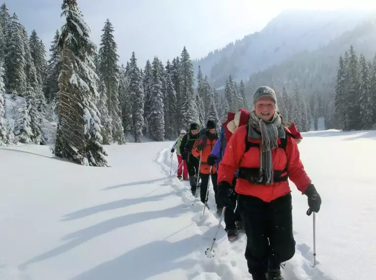 Wochenend-Schneeschuhtouren im Allgäu