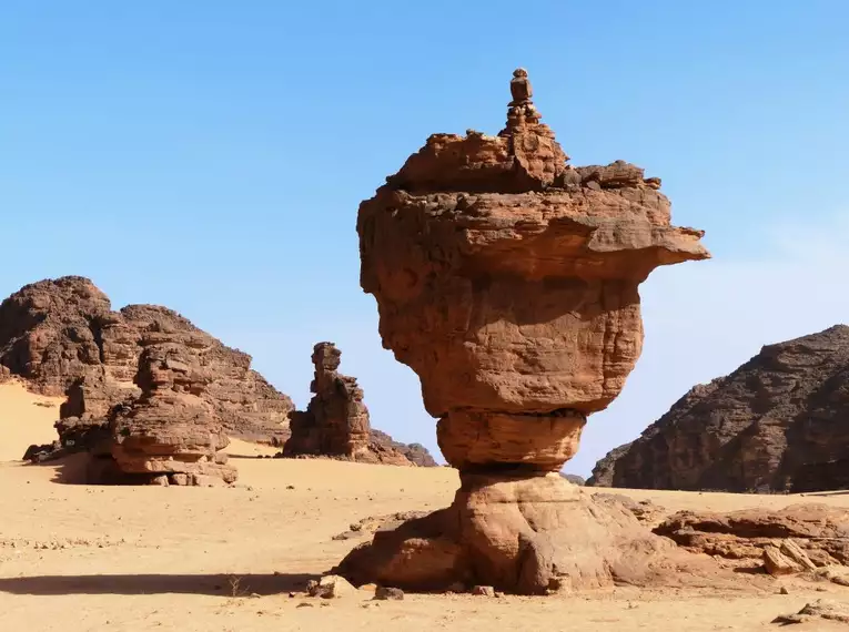 Wüstentrekking Algerien– Hoggar-Gebirge, Tahat, Tassili n´Ajjer-Plateau