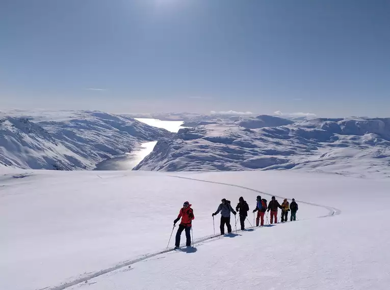 Skitouren am nördlichsten Gletscher Norwegens