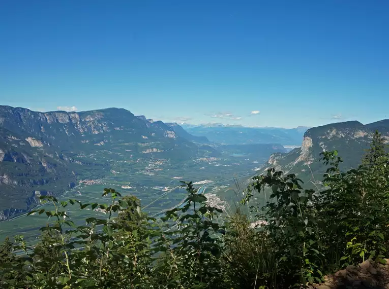 Auf dem E5 von Bozen nach Trient - mit Gepäcktransport