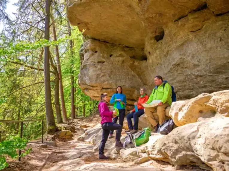 Entlang des Malerwegs im Elbsandsteingebirge