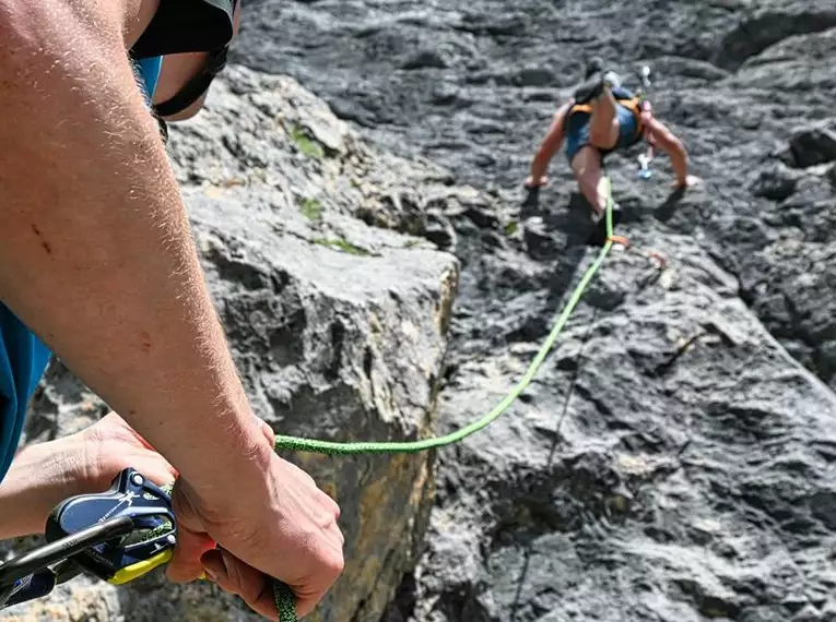 Mehrseillängen Kletterkurs Dolomiten