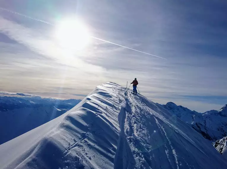 Skitouren Timmelsjoch - Hoch über dem Tal