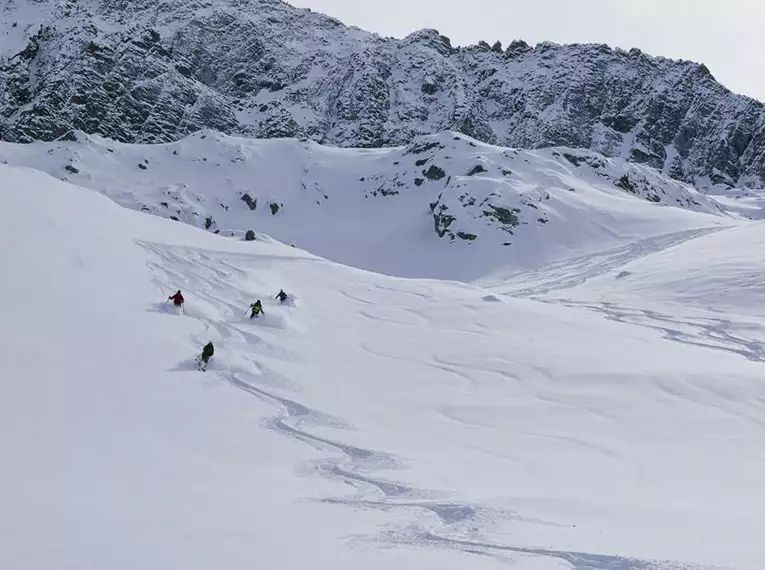 Skitouren rund um die Langtalereckhütte