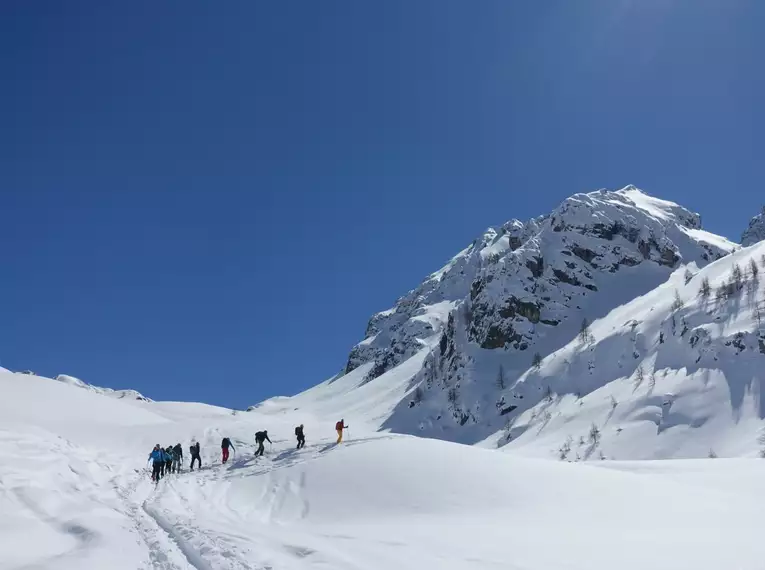 Schneeschuhwandern im Val Maira