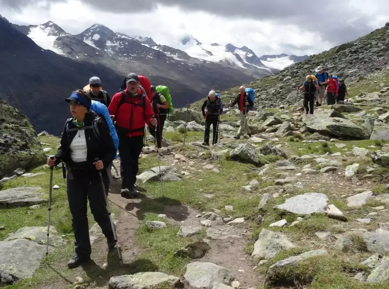 Hochalpine Wanderung: Durchquerung Ötztal