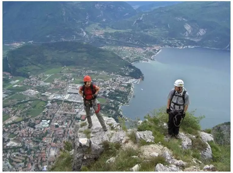 Luftige Klettersteige am Gardasee