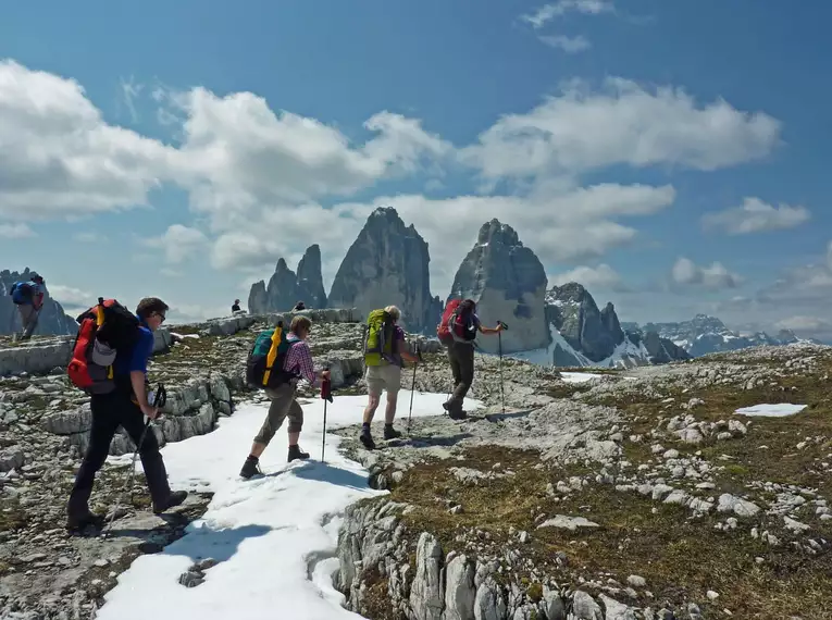 Alpenüberquerung vom Königssee zu den Drei Zinnen mit Hotelkomfort