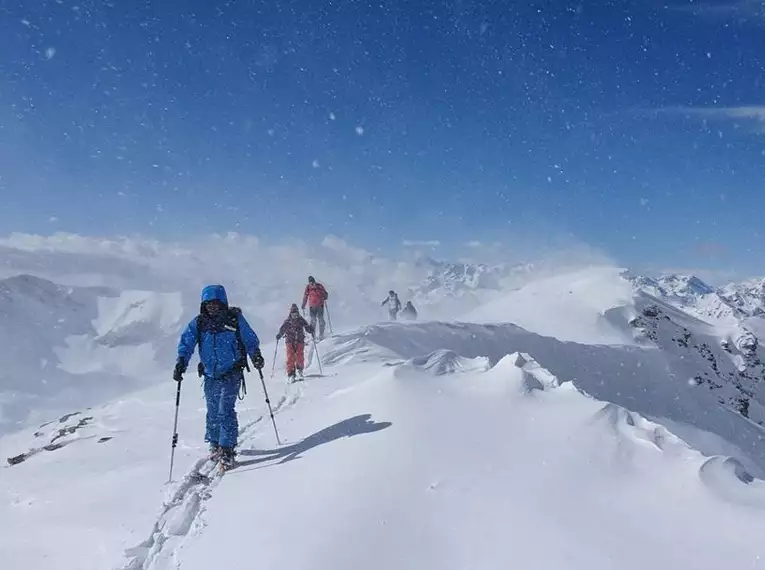 Skitouren rund um die Langtalereckhütte