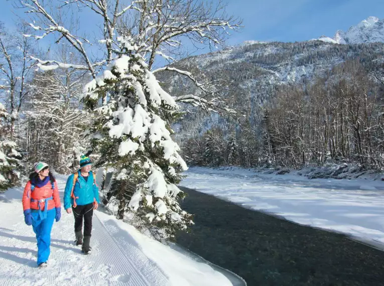 Schneeschuh- und Winterwandern entlang des Lech 