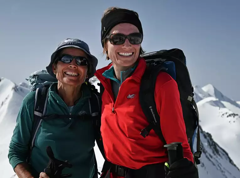 Skitouren Timmelsjoch - Hoch über dem Tal