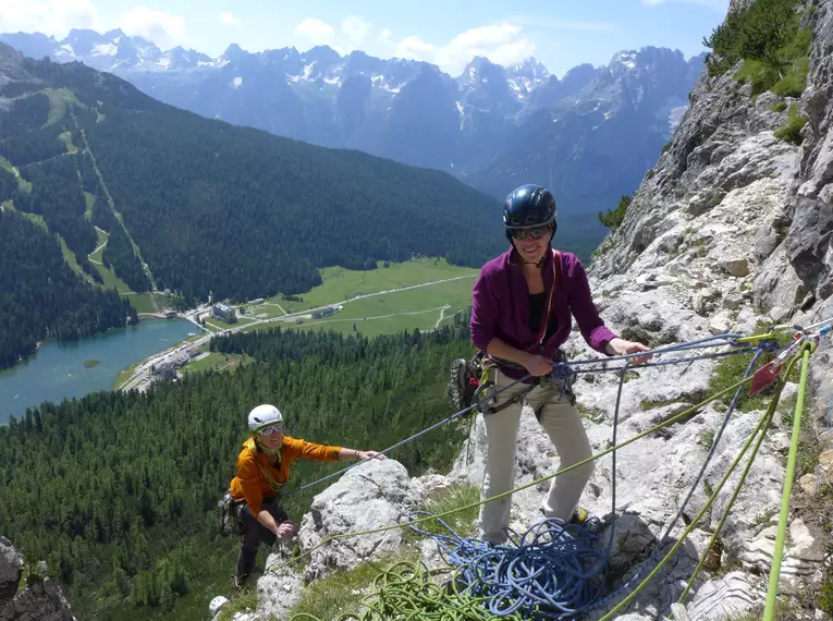 Aufbaukurs Klettern in Kleingruppen