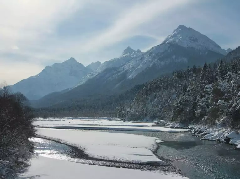 Schneeschuh- und Winterwandern entlang des Lech 