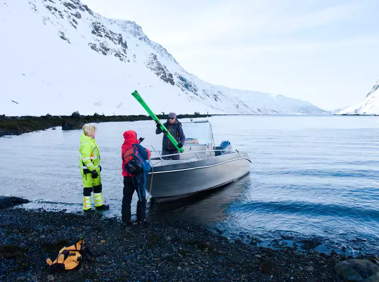 Skitouren am nördlichsten Gletscher Norwegens