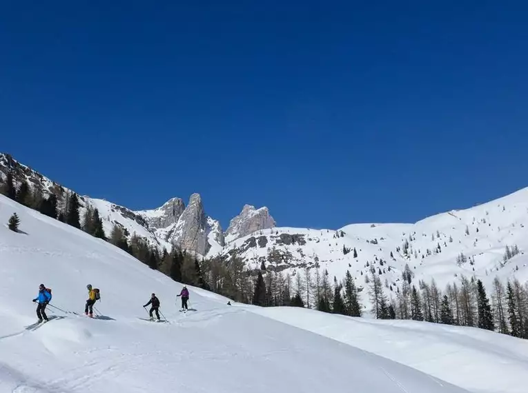 Unsere Dolomiten Skidurchquerung