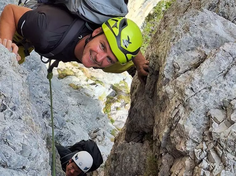 Mehrseillängen Kletterkurs Dolomiten