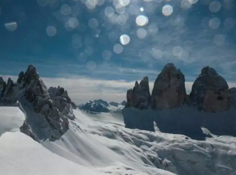 Leichte Skitouren in den Dolomiten mit Liftunterstützung