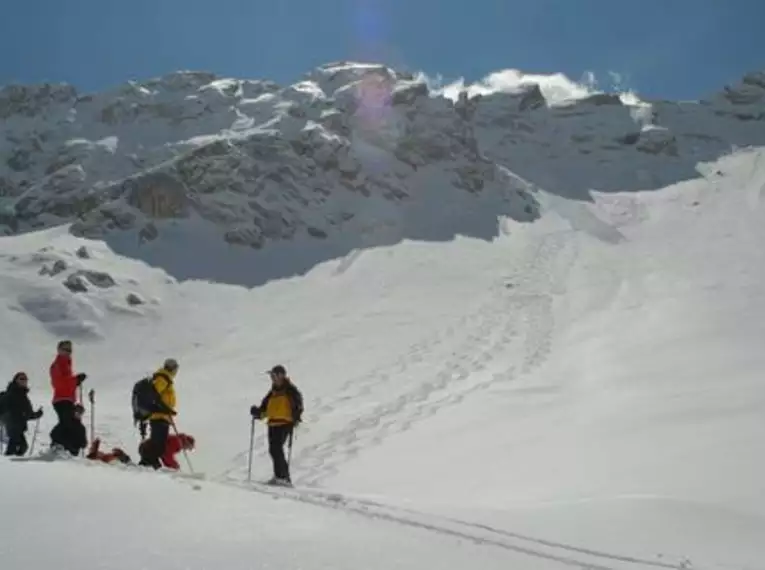 Leichte Skitouren in den Dolomiten mit Liftunterstützung