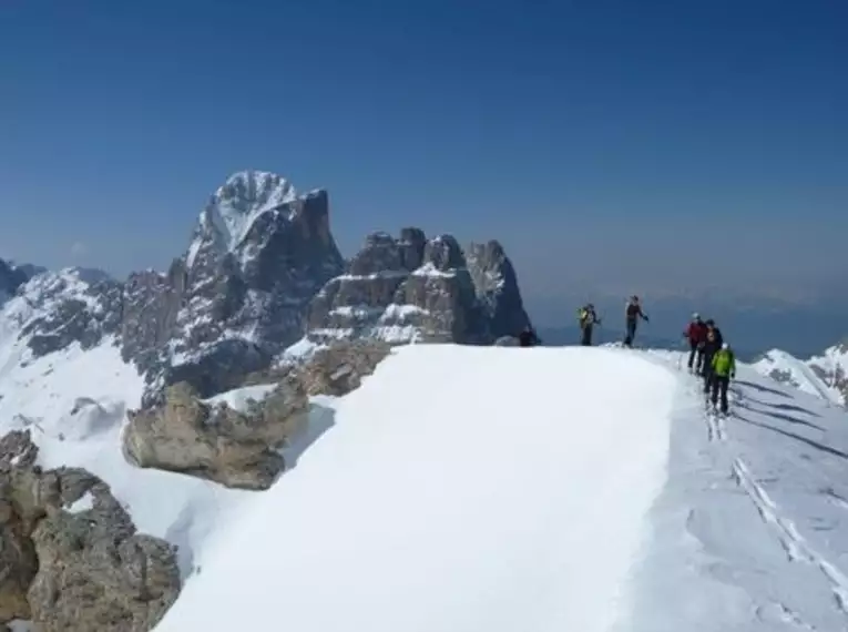 Anspruchsvolle Skitouren rund um Fassa und Marmolata