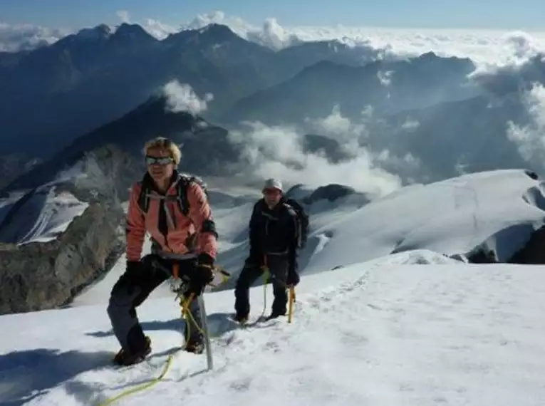 4000er Hochtourenwoche rund um die Britannia-Hütte