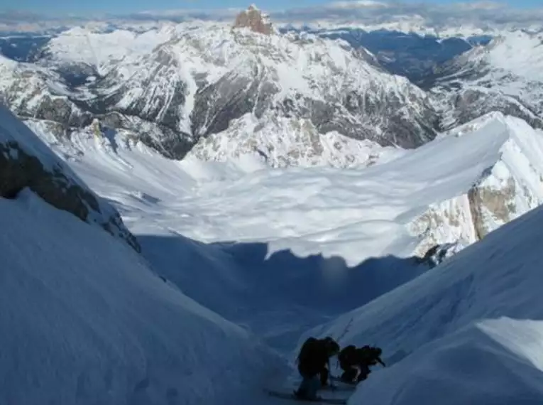 Freeride-Woche in den Dolomiten