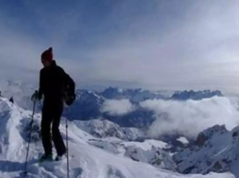 Anspruchsvolle Skitouren rund um Fassa und Marmolata