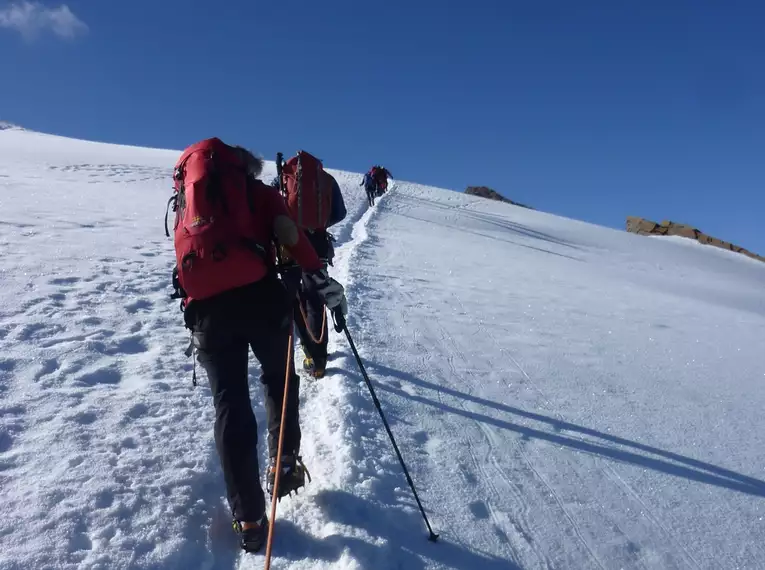 Besteigung des Weissmies