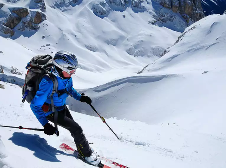 Anspruchsvolle Skitourenwoche im Rosengarten