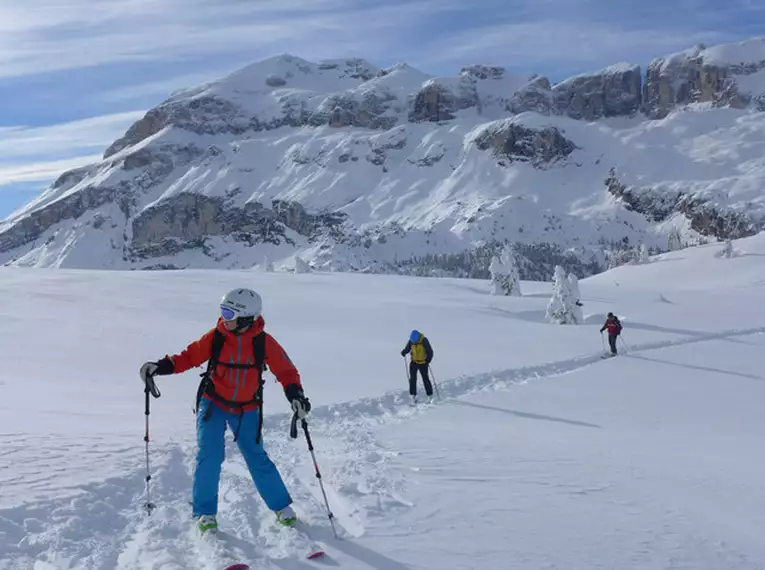 Tiefschnee- und Skitechnikkurs in den Dolomiten