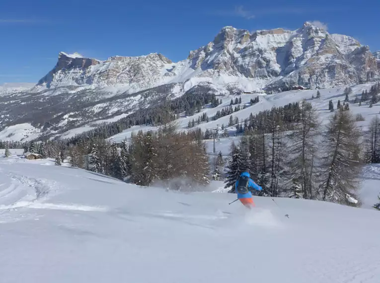 Tiefschnee- und Skitechnikkurs in den Dolomiten