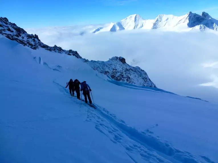 Skidurchquerung entlang der Berner Oberland Haute Route