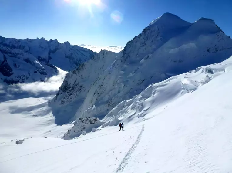 Skidurchquerung entlang der Berner Oberland Haute Route