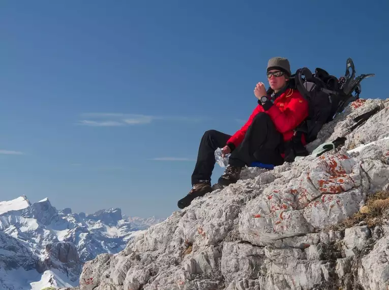 Mittelschwere Schneeschuhtouren in den Dolomiten