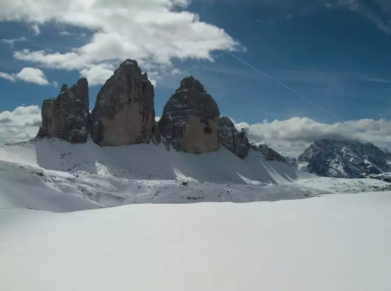 Mittelschwere Schneeschuhtouren in den Dolomiten