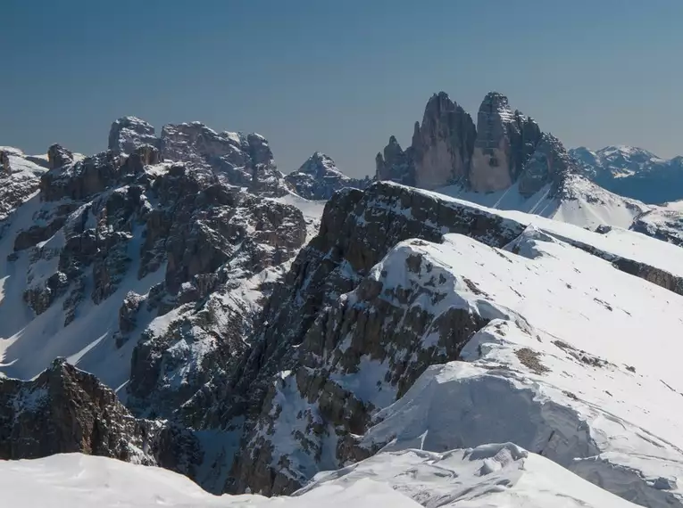 Mittelschwere Schneeschuhtouren in den Dolomiten