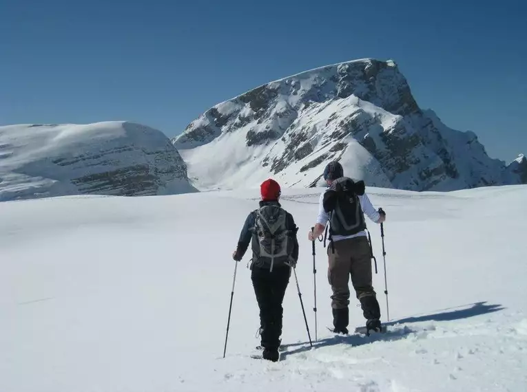 Mittelschwere Schneeschuhtouren in den Dolomiten