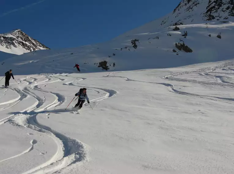 Anfänger Freeride-Kurs in den Kitzbüheler Alpen