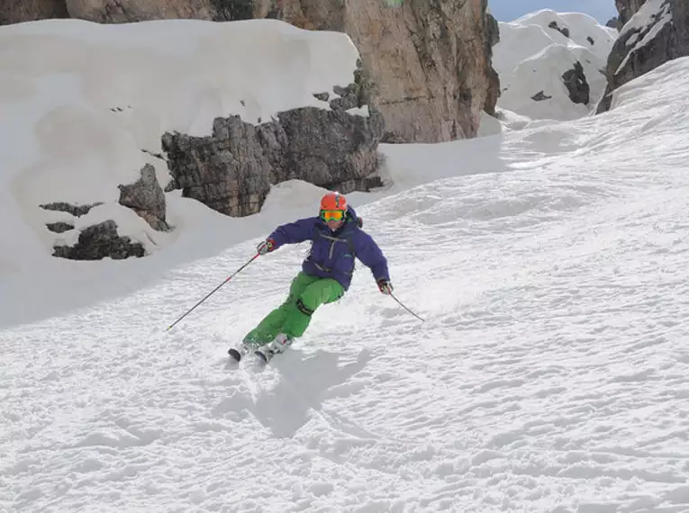 Anfänger Freeride-Kurs in den Kitzbüheler Alpen