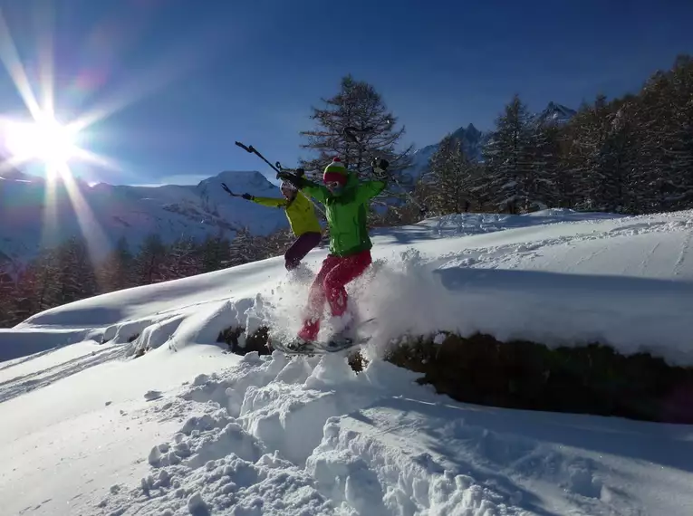 Schneeschuh-Winterzauber in Saas Fee