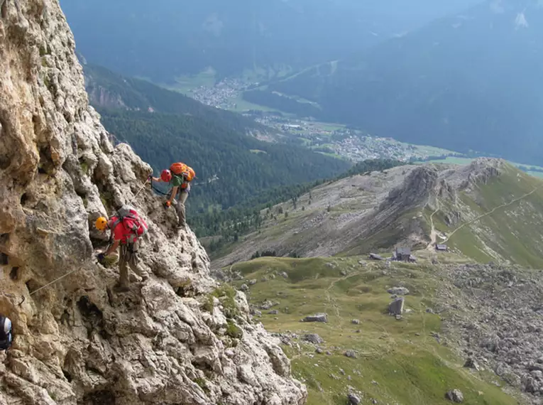 Klettersteigwoche durch den Rosengarten