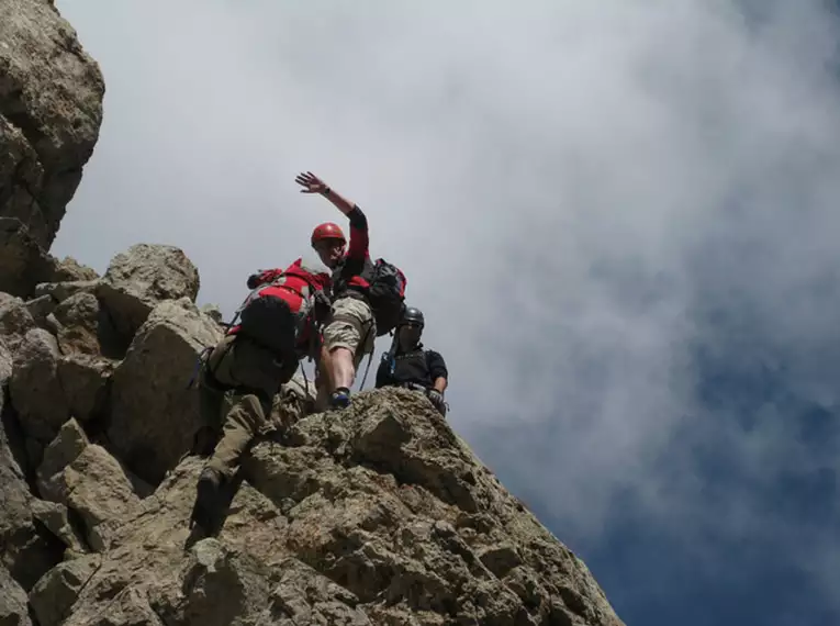 Klettersteigwoche durch den Rosengarten