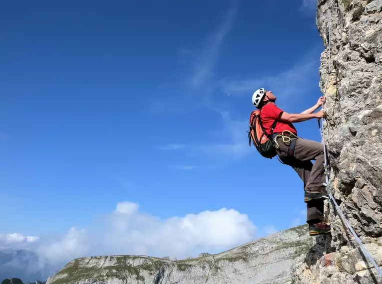 Klettersteigausbildung im Rofangebirge für Anfänger