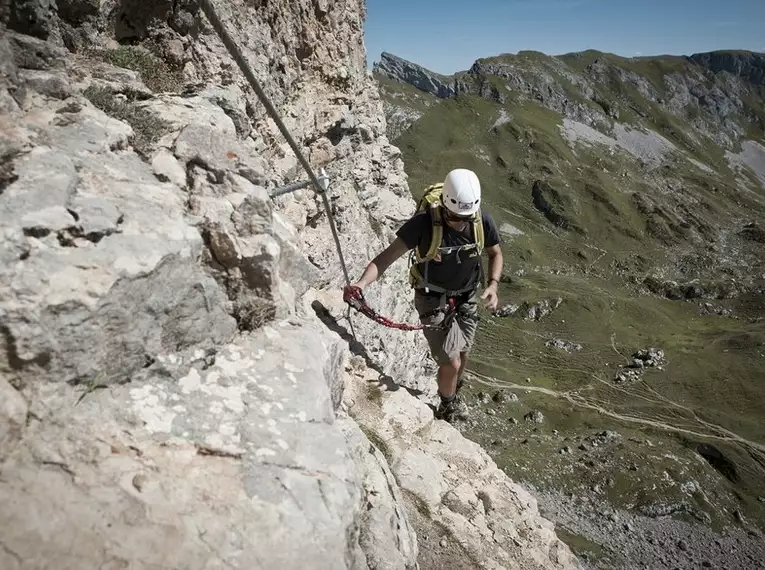 Klettersteigausbildung im Rofangebirge für Anfänger