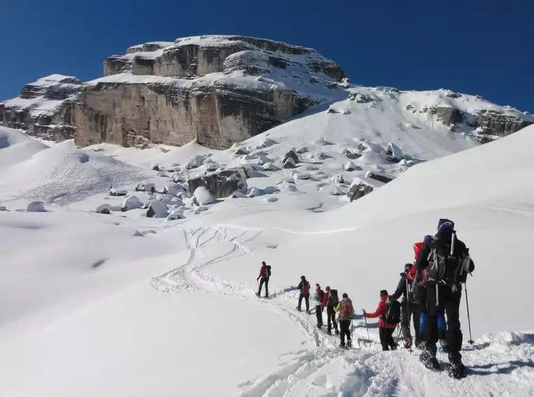 Schneeschuhwoche Dolomiten – Faneshütte