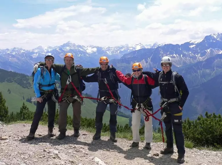 Anspruchsvolle Wochenend-Klettersteigtouren rund um Oberstdorf