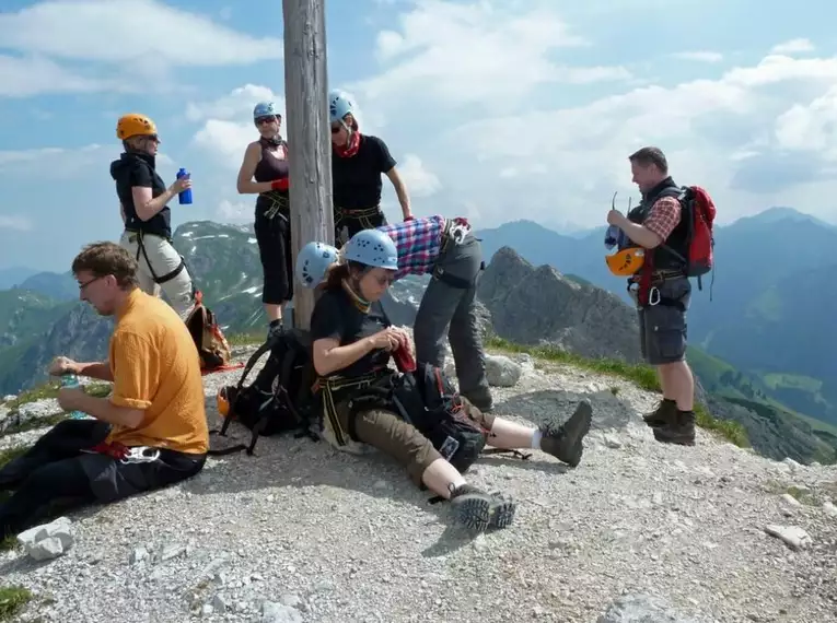 Anspruchsvolle Wochenend-Klettersteigtouren rund um Oberstdorf