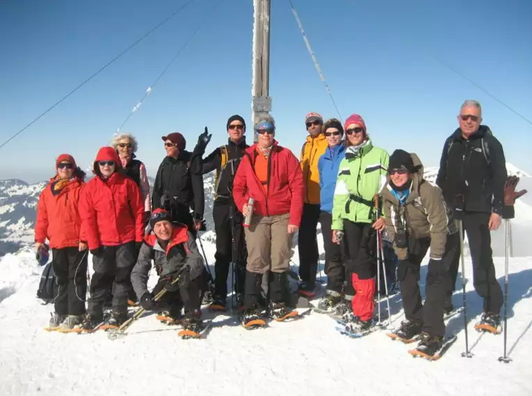 Silvester auf Schneeschuhen im Allgäu